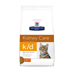 Hill's Prescription Diet k/d Alimento Seco Cuidado Renal para Gato Adulto, 1.8 kg