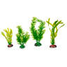 Imagitarium Plastic Aquarium Paquete de Plantas Decorativas para Acuario, 4 Piezas