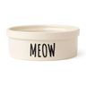 Petrageous Tazón de Cerámica Estilo Cuenco Diseño Meow para Gato, Chico Petrageous Tazón de Cerámica Estilo Cuenco Diseño Meow para Gato, Chico