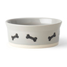 Petrageous Tazón de Cerámica Gris Estilo Cuenco Diseño Huesos para Perro, Chico Petrageous Tazón de Cerámica Gris Estilo Cuenco Diseño Huesos para Perro, Chico