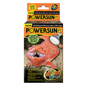 Zoo Med Powersun UV Lámpara Calefactora para Terrario, 100 Watts