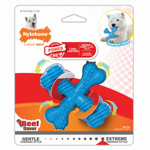 Nylabone Power Chew Juguete Masticable Diseño Hueso X Res para Perro, Chico