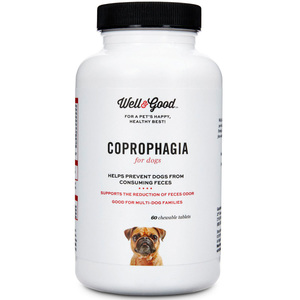 Well & Good Tratamiento Auxiliar en Tratamiento de Coprofagia para Perro, 60 Tabletas
